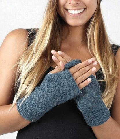 Alpaca Gloves - Diamond - Cool Slate / Ash