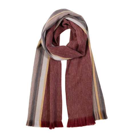 NEW! Alpaca Scarf - Cranberry