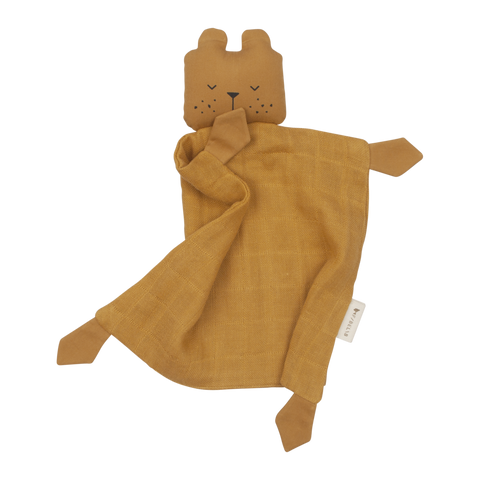 FABELAB ANIMAL BABY CUDDLE BEAR - OCHRE