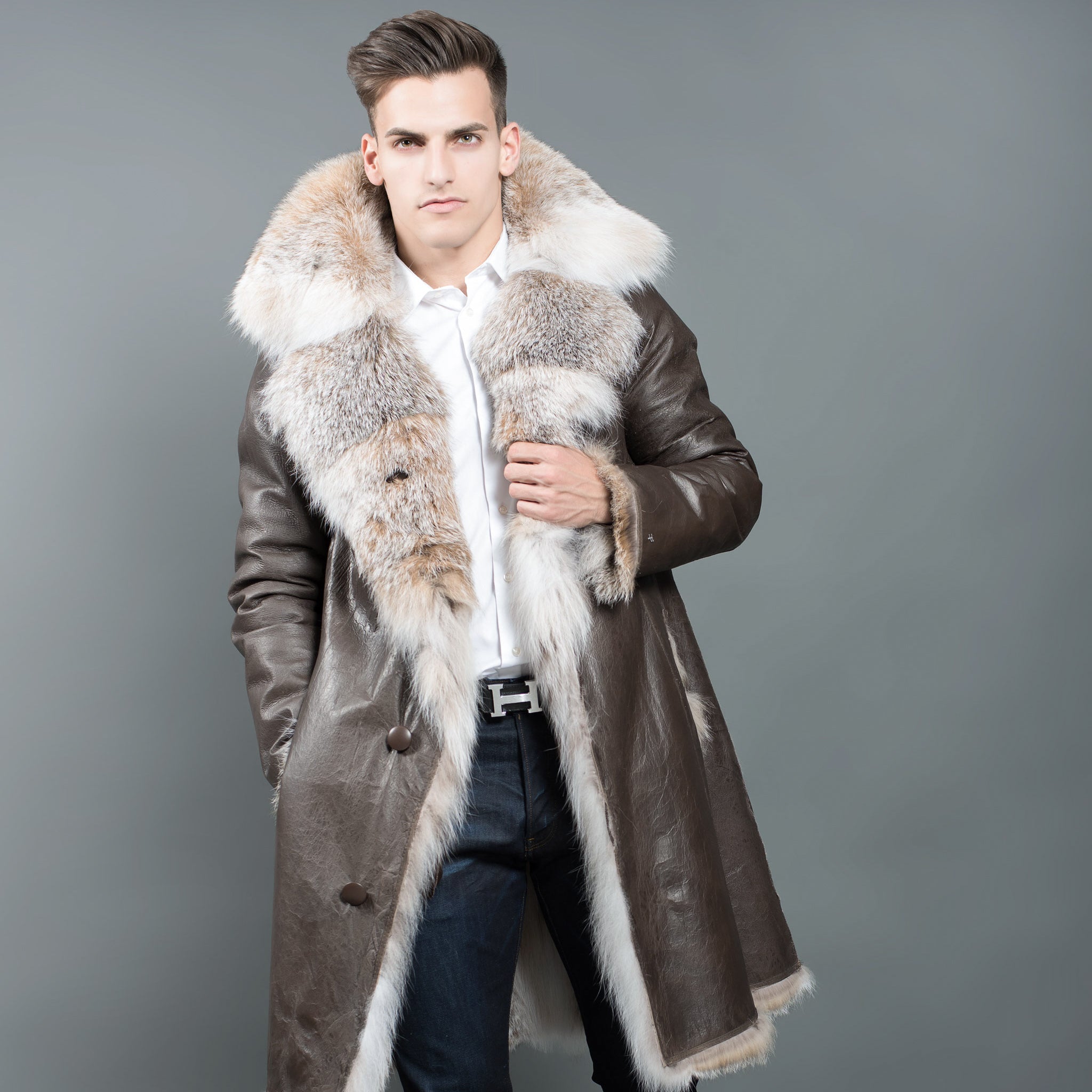 gucci men's fur coat