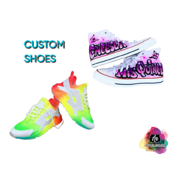 Custom Airbrush Shoes – Airbrush Brothers