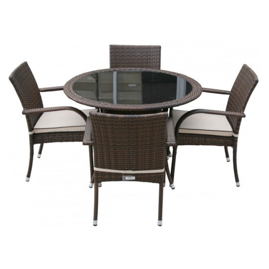 table and 4 chairs garden furniture