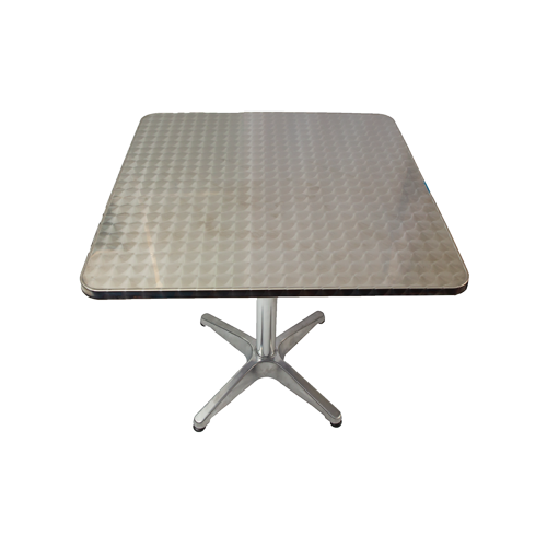 aluminum cafe table