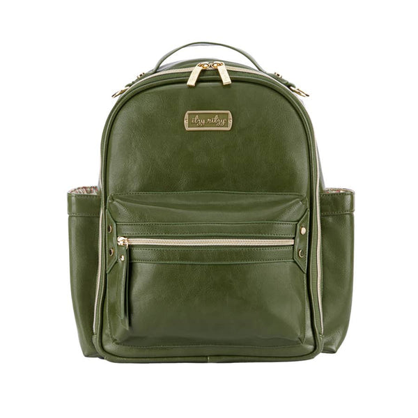 olive green diaper bag backpack