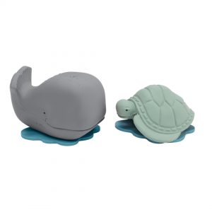 whale bath toys