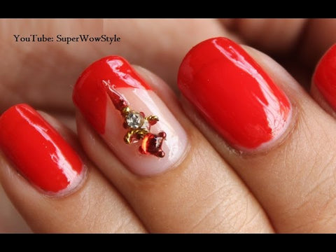 Nail Art Designs With Just 1 Nail Polish - bindi nail art
