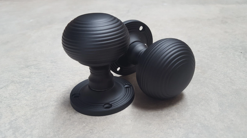 matte black door knobs