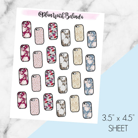Cell Phone Rosette Pattern - MATTE