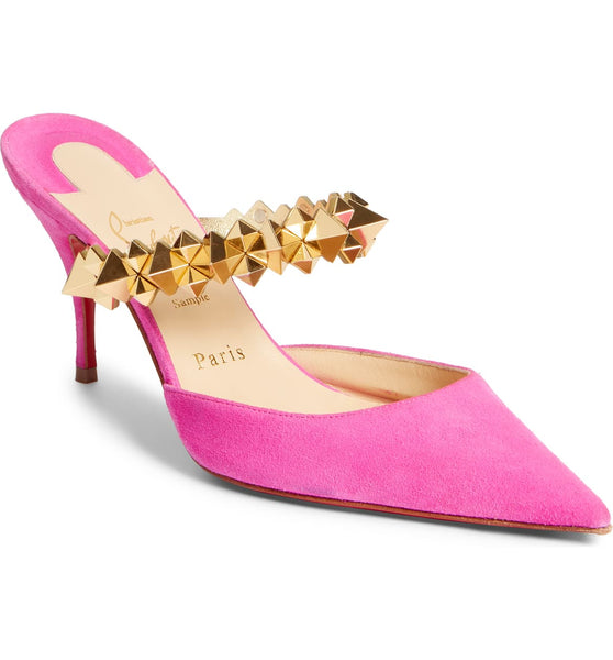 Christian Louboutin embellished mule