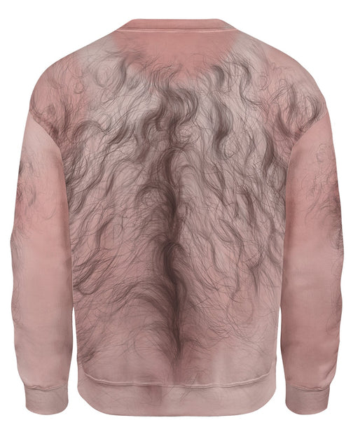 hairy back sweatshirt