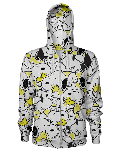 snoopy zip hoodie