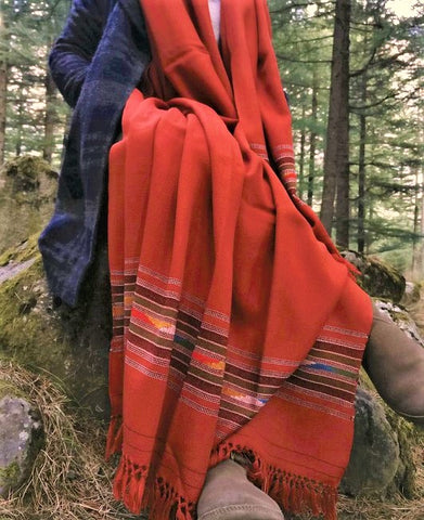 woollen shawls