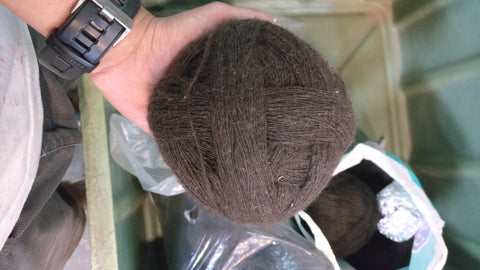 Yak wool yarn