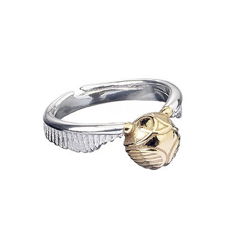 Sterling Silver Golden Snitch Ring 