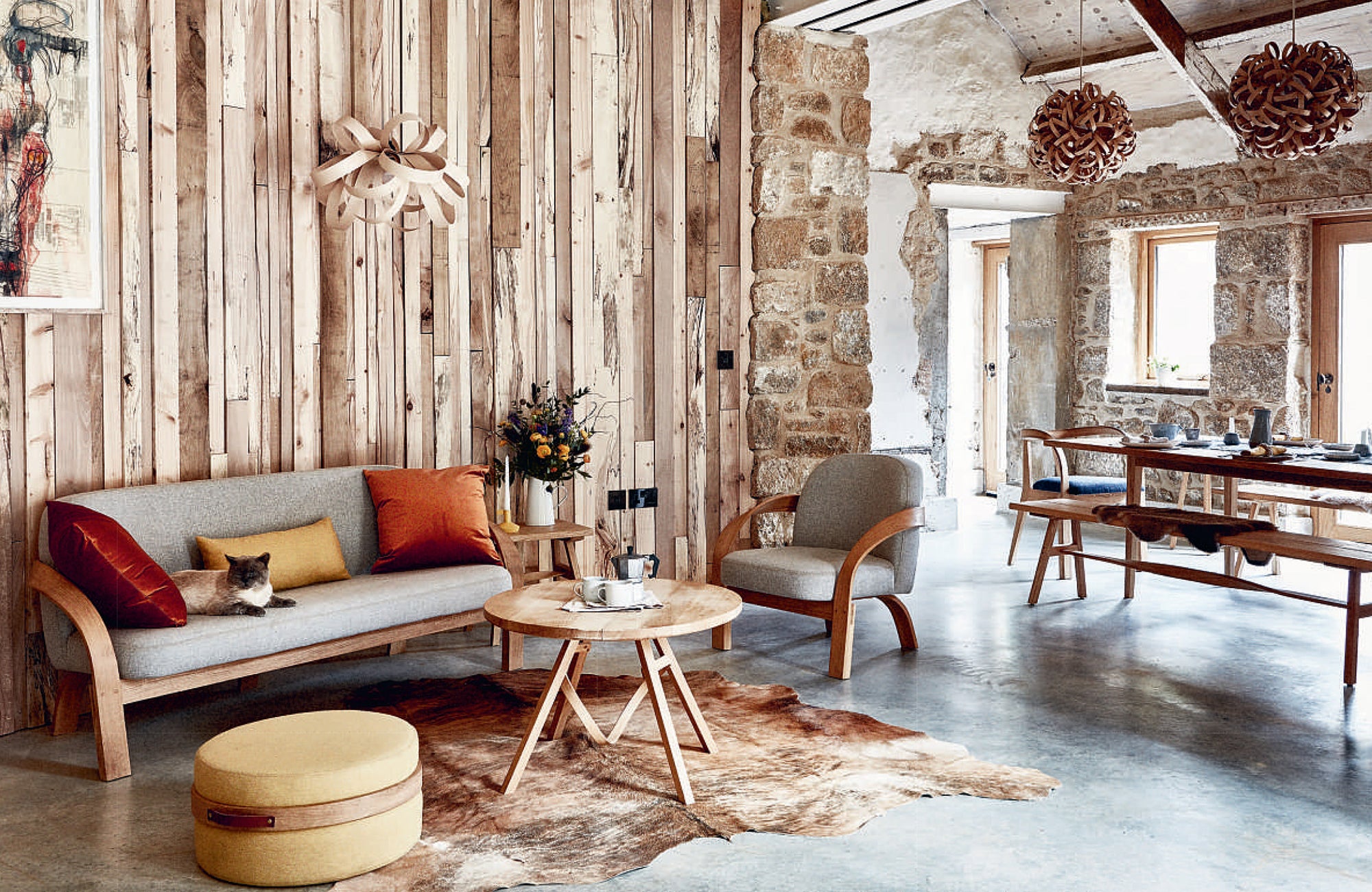 Tom Raffield steam bent home in Country Living a Modern Rustic