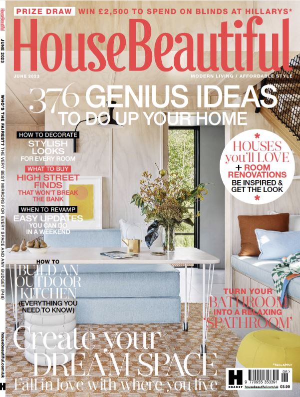 Front cover of the June 2023 issue of House Beautiful