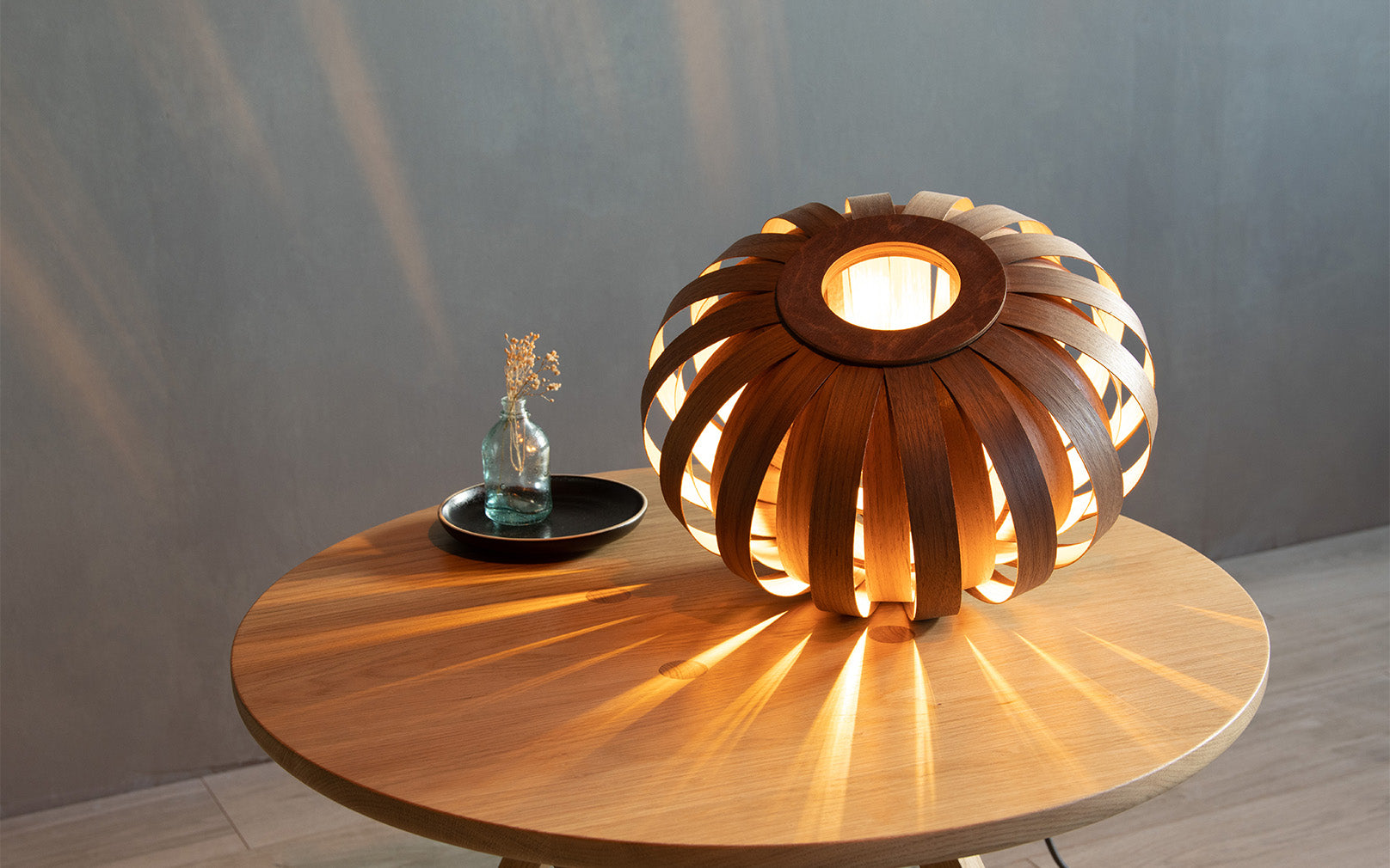 tom raffield urchin table light