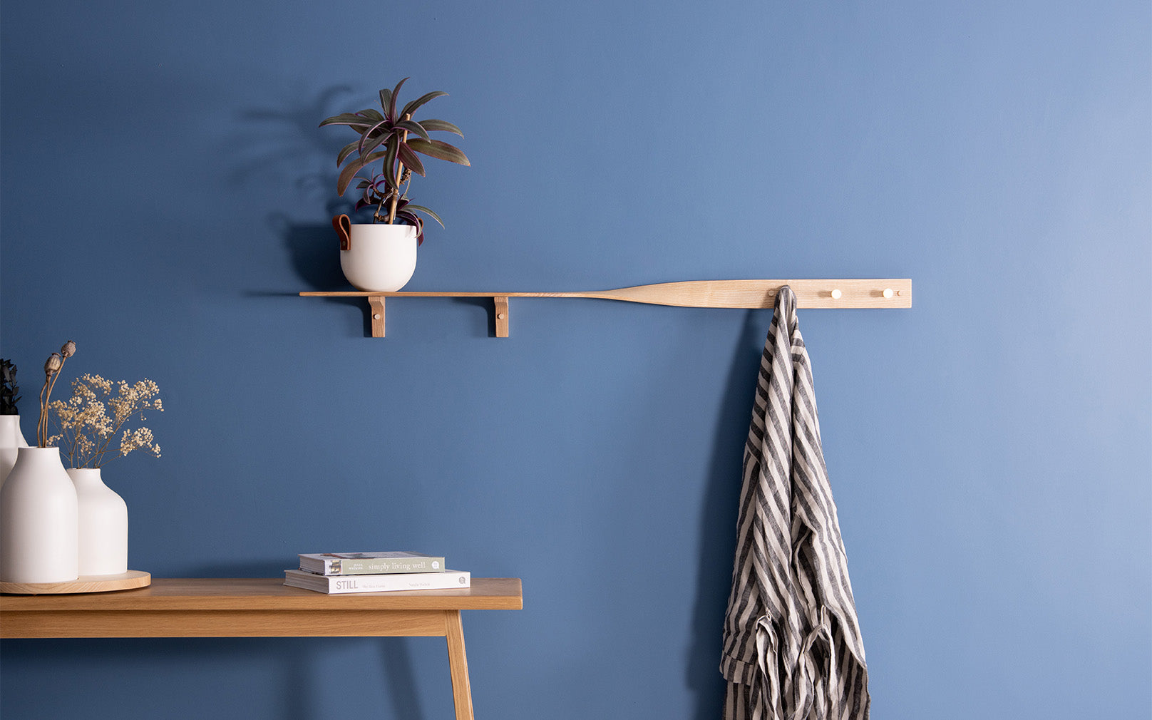 tom raffield tor twist shelf