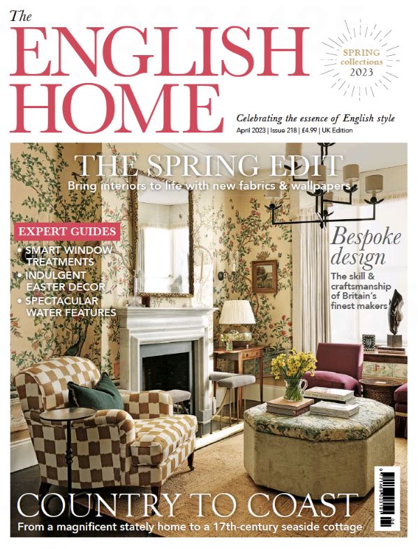 Front cover of the April 2023 issue of the English Home.