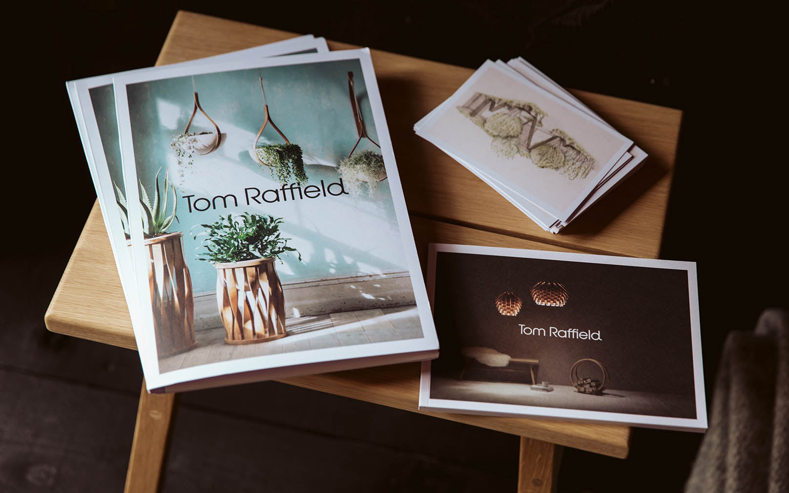 tom raffield logbook and postcards