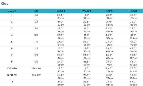 Hatley Size Chart 3