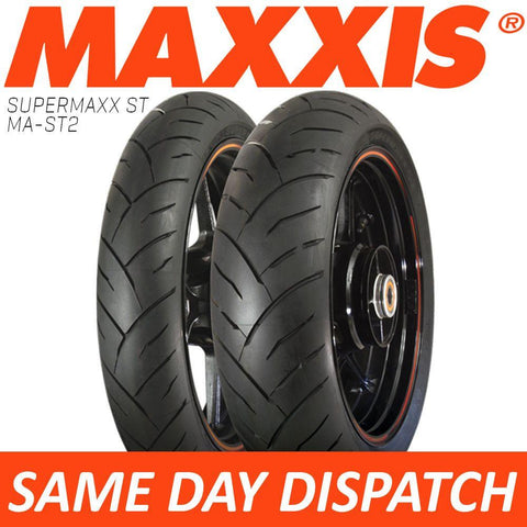 Maxxis Supermaxx ST MA-ST2 Motorcycle Tyre Set 120/70-17 + 180/55-17