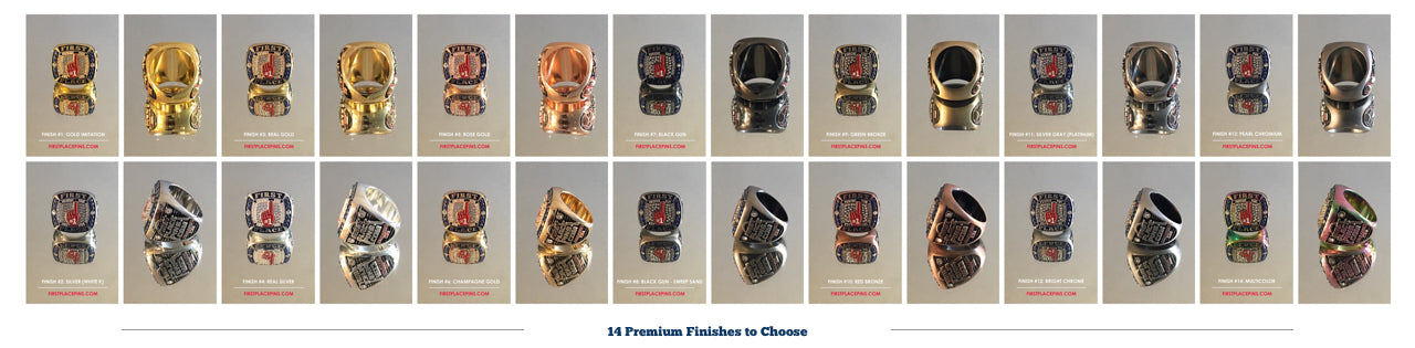 Championship Rings, custom rings, buy championship rings, team rings, baseball championship, tournament rings, tournament champion, baseball tournament, trophy, cost, price, First Place Collectibles