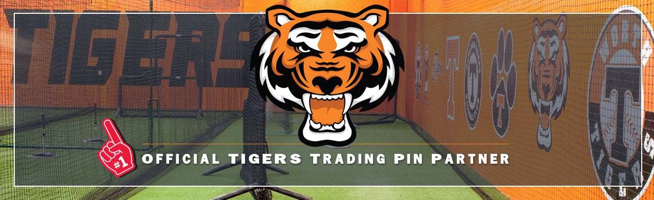 Rawlings, Rawlings Tigers, Baseball, Team Trading Pins, Official Pin Supplier, First Place Collectibles, Tournament Trading Pins