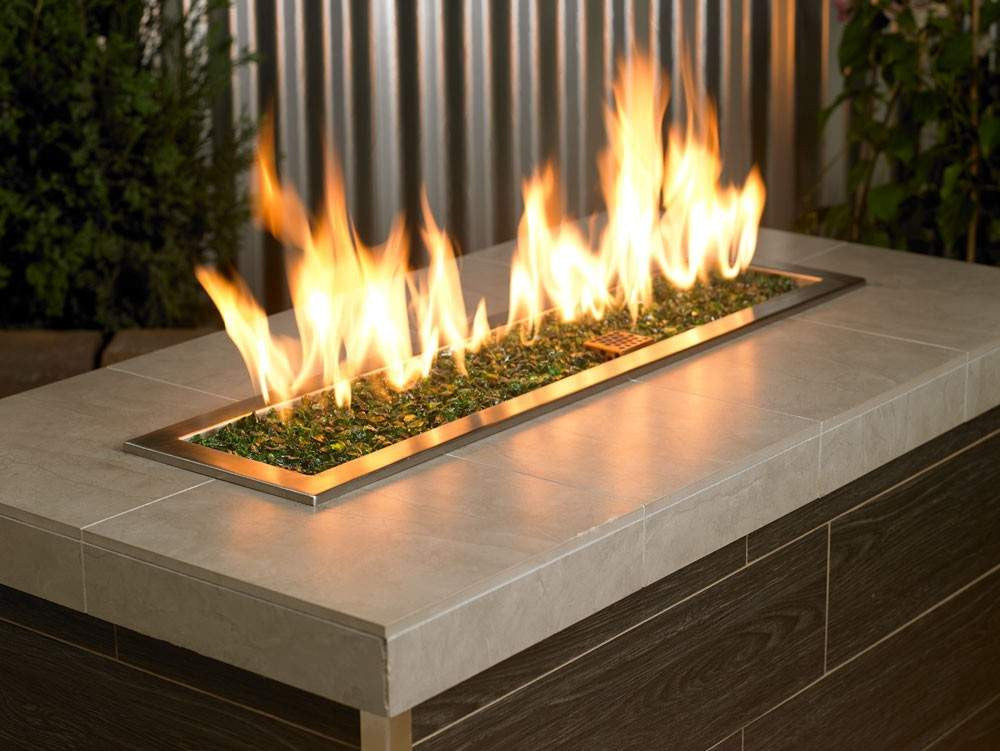 Buy American Fire Glass Light Green Recycled Fire Pit Glass At