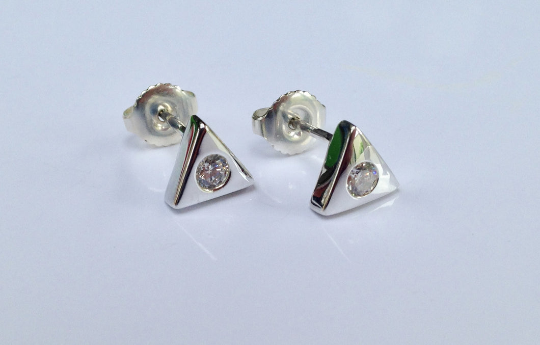 Sterling Silver stone set Earrings - agiftireland