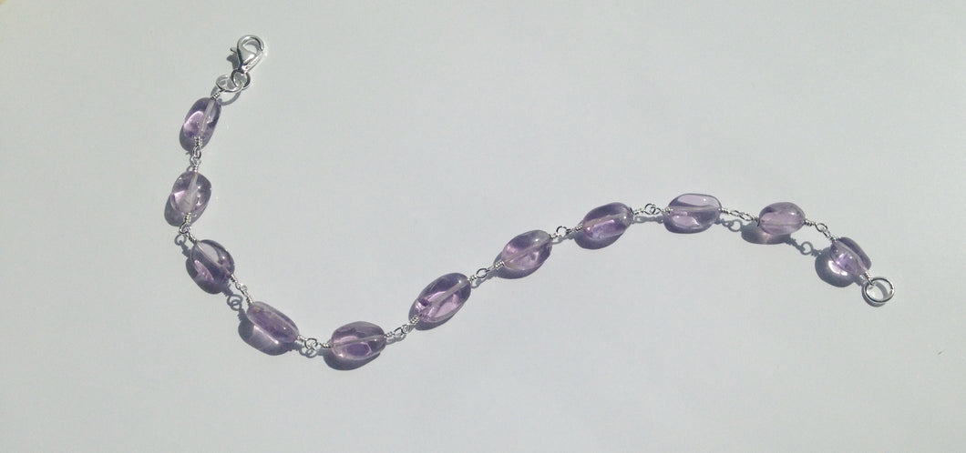 Sterling Silver stone set Bracelet - agiftireland