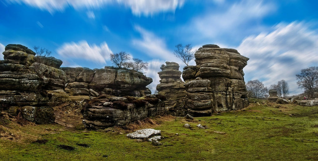 Stunning scenery, like Brimham rocks, is free to enjoy across Yorkshire