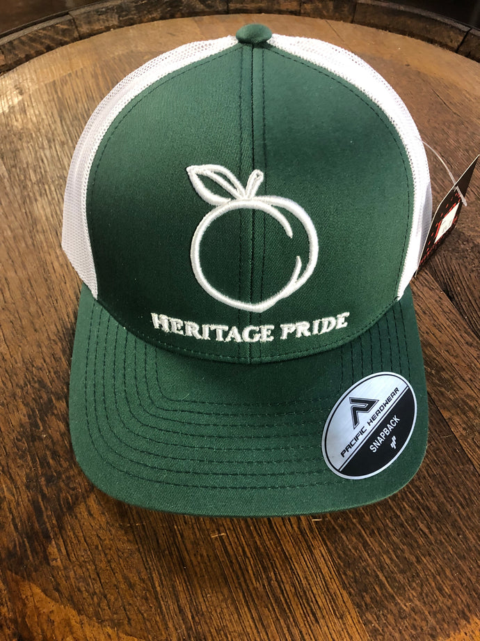 Heritage Pride Peach Hat Green