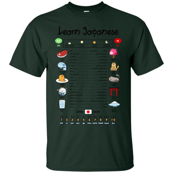JAPANESE - Learn Japanese Infographic T Shirt & Hoodie