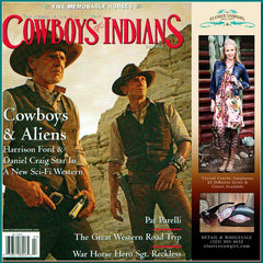 Harrison Ford and Daniel Craig Cowboys and Indians magaize Elusive Cowgirl Boutique