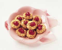 Maraschino Thumbprint Cookies