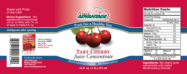Fruit Advantage Tart Cherry Juice Concentrate