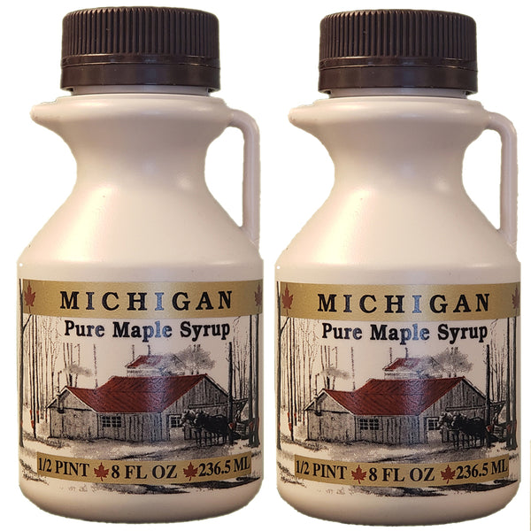 100 Pure Michigan Maple Syrup 2 Pack Of 8 Fl Oz Bottles Traverse Bay Farms 4395