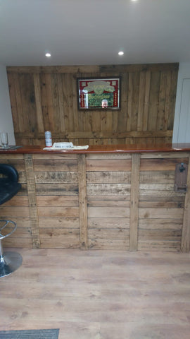 pallet wood reception