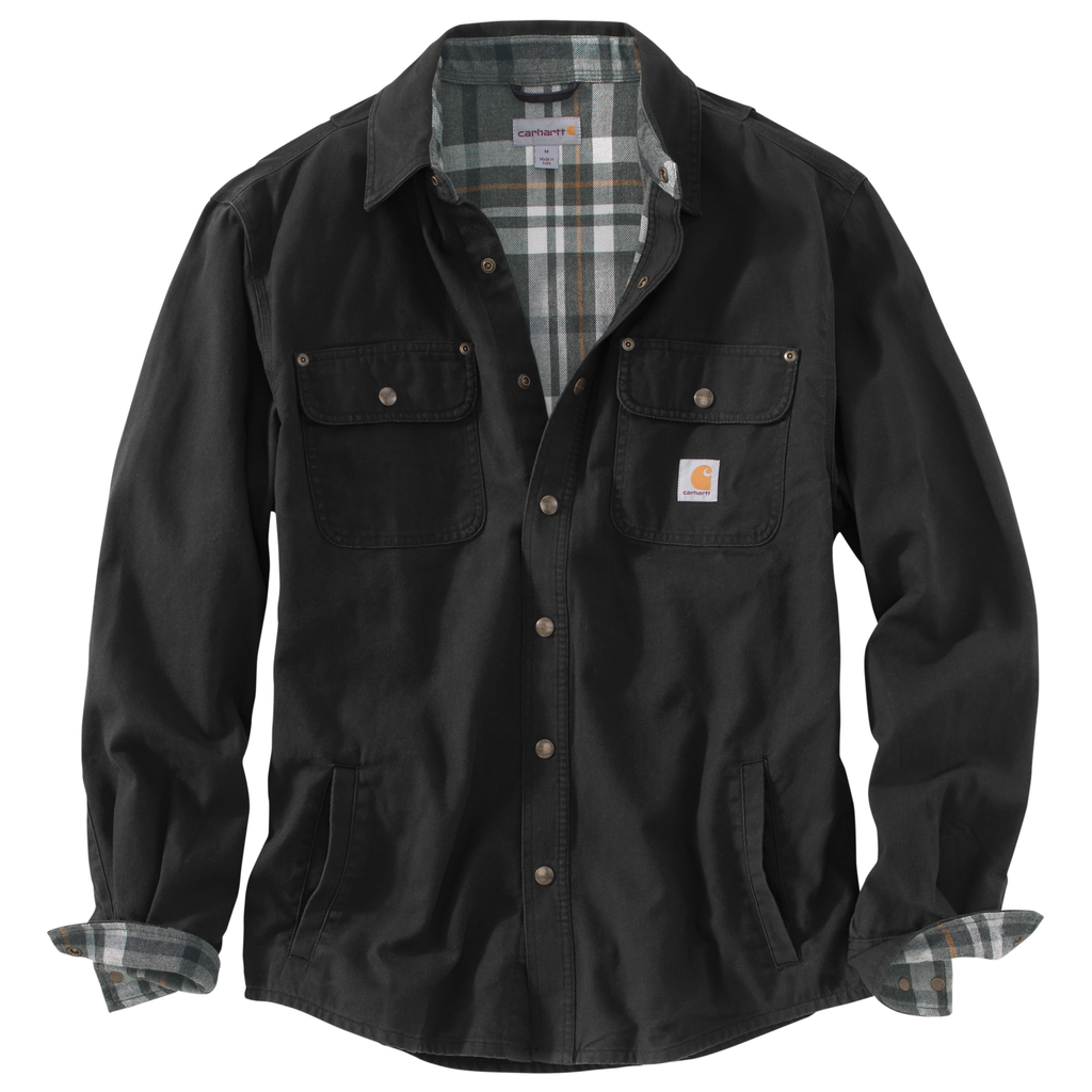 S100590 Carhartt Weathered Canvas Shirt-Jac | Pioneer Outfitters