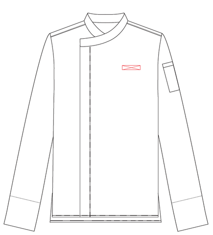 Chef Jacket Name Embroidery