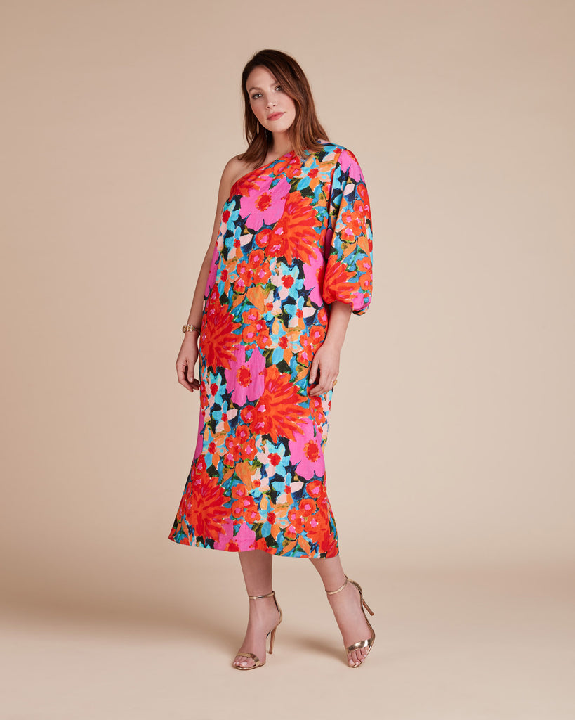 mara hoffman floral dress