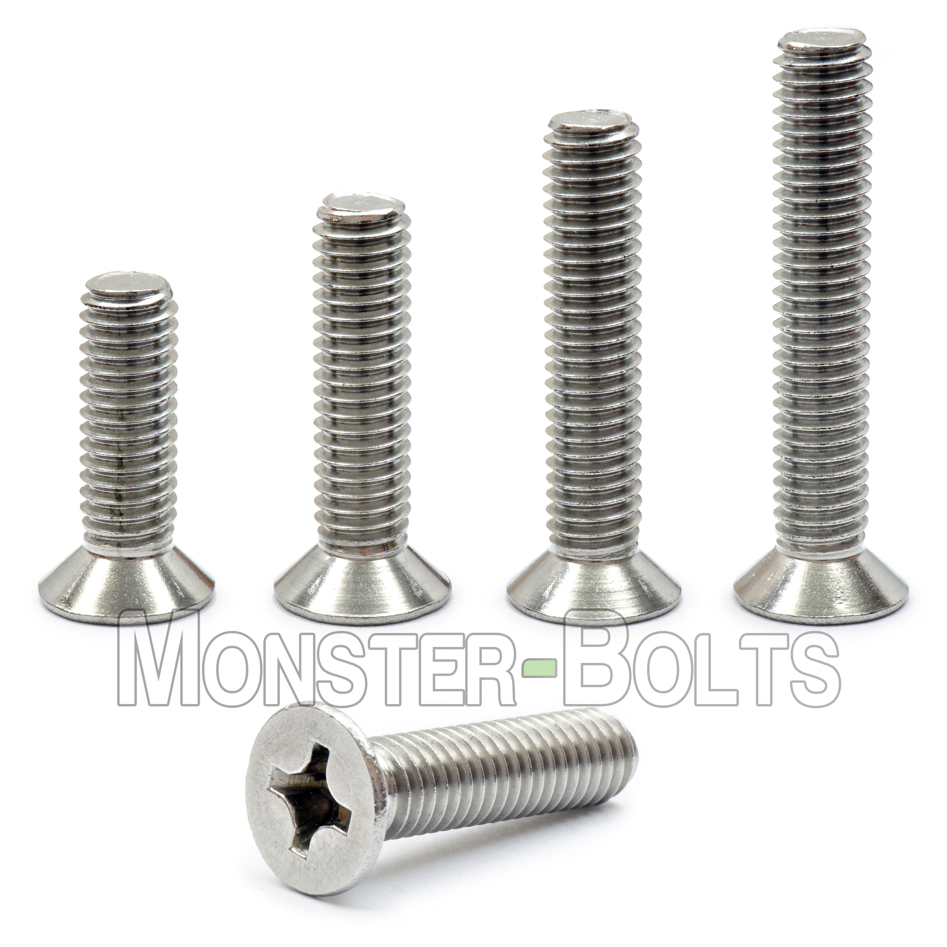 10-32 Pan Head Machine Screws Phillips Stainless Steel All Sizes Quantities 