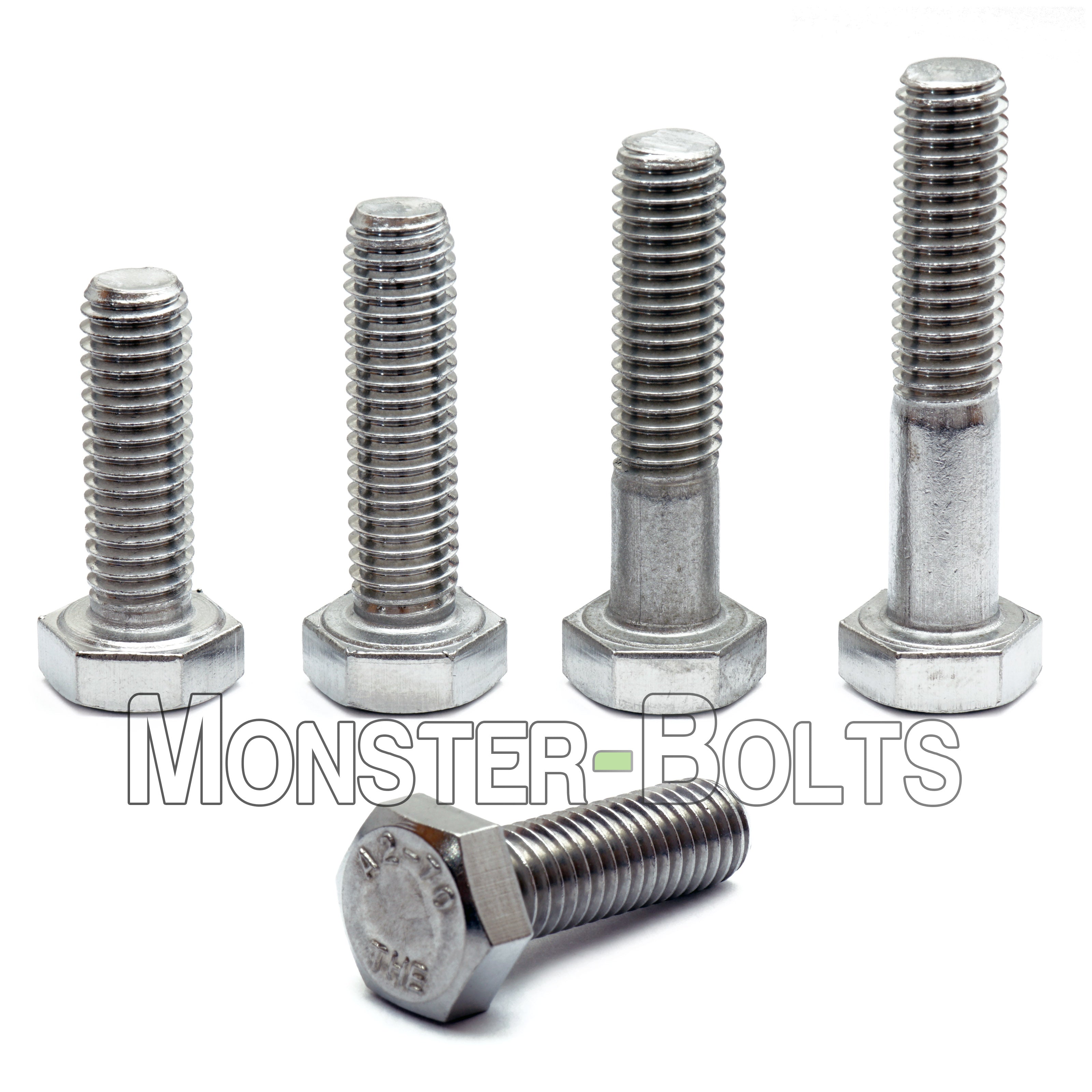 6mm M6 x 45mm HEX SET SCREW DIN 933 FULLY THREADED BOLT A2 STAINLESS STEEL 