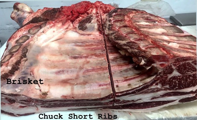photos of raw full rack of beef ribs