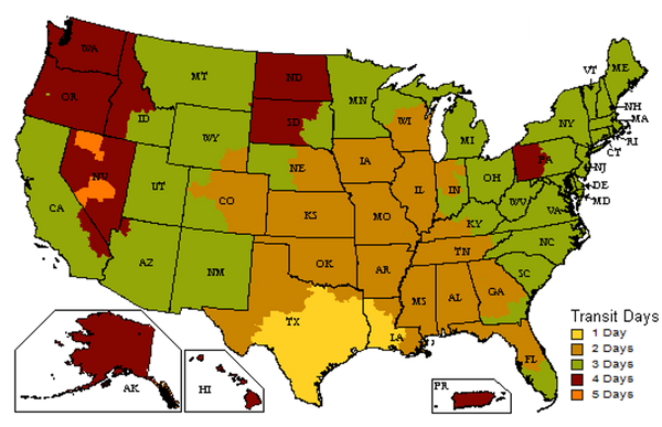 Shipping-map-flexible-pouches