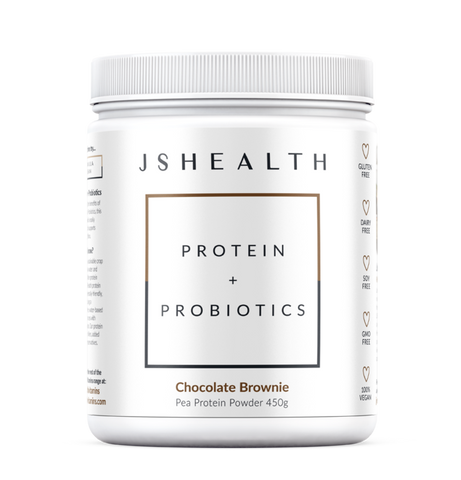JSHEALTH Protein + Probiotics Chocolate Brownie 450G- Available in Salon ONLY