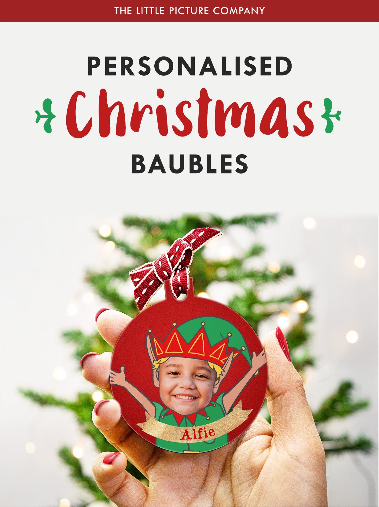 Unique Personalised Christmas Baubles with photos