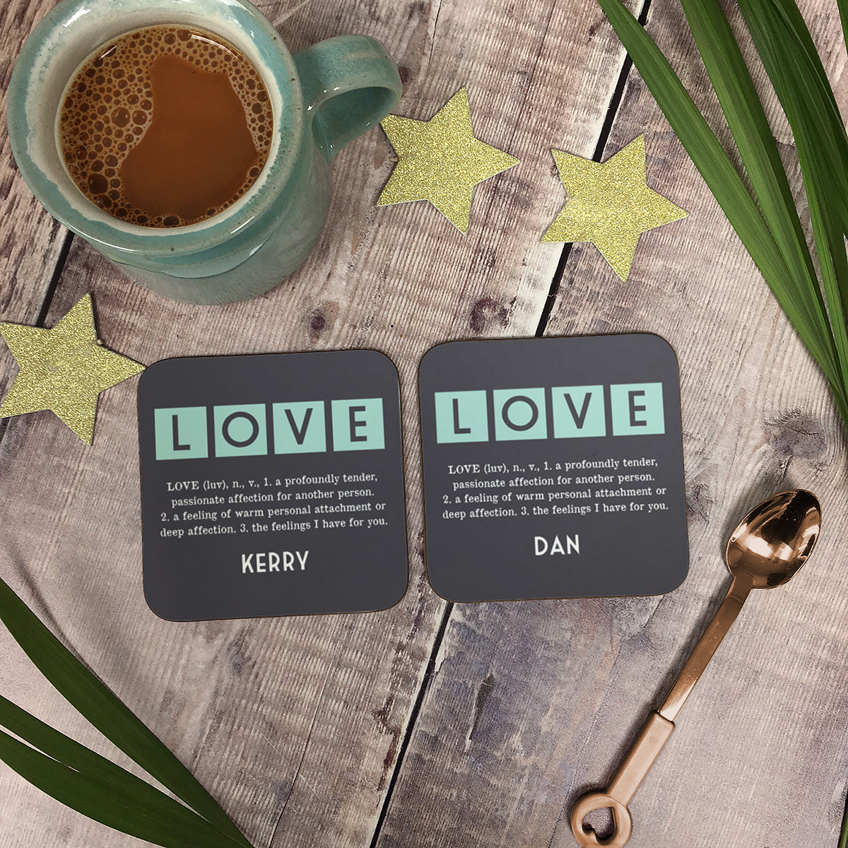 personalised coaster set