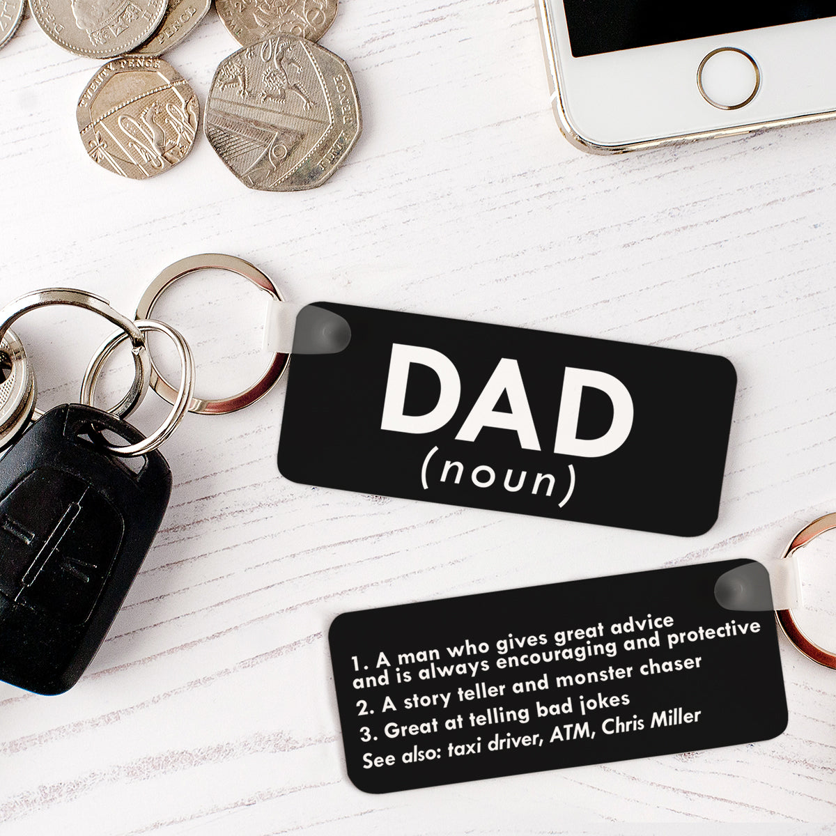 dad photo keyring